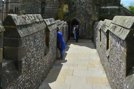 Wall Walk at Arundel Castle