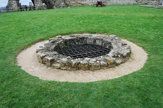 Well at Pevensey Castle