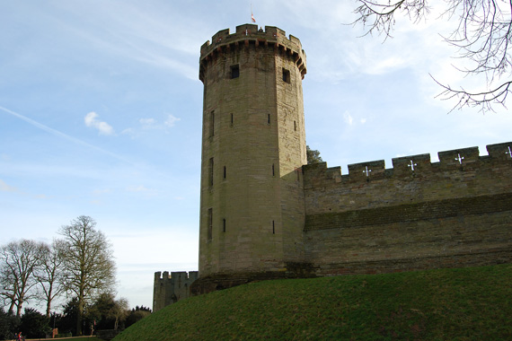 Crenellations at Warwick Castle