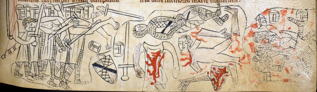 Simon de Montfort and Hugh le Despenser at the Battle of Evesham Simon de Montfort and Hugh le Despenser at the Battle of Evesham