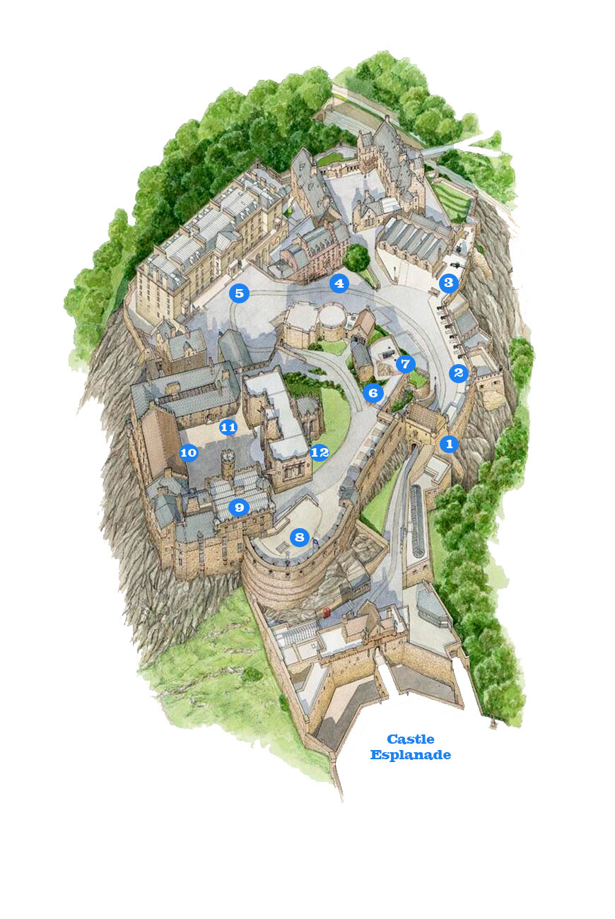 Great Castles Edinburgh Castle Floor Plan